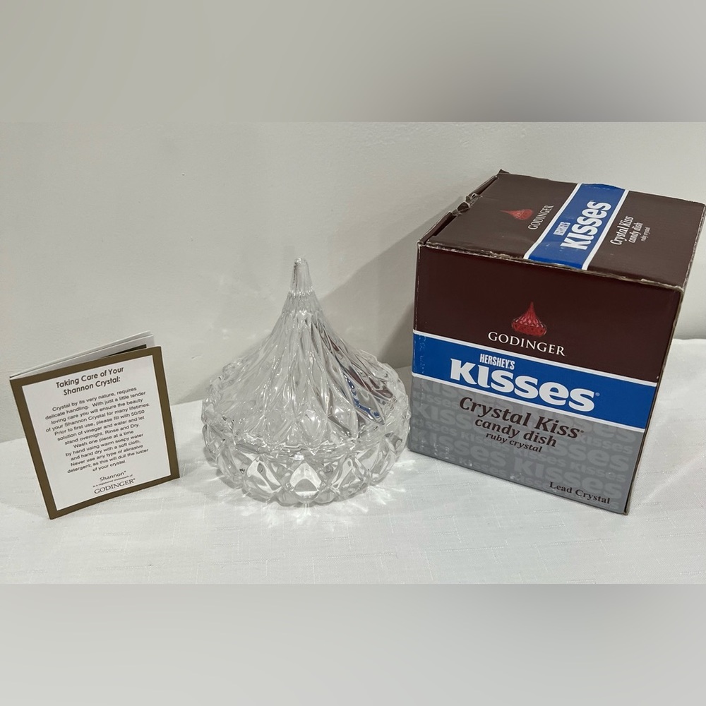 Hersheys Chocolate Crystal Candy Dish